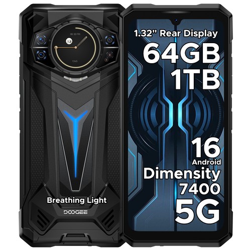 DOOGEE S200 Ultra 5G Rugged Smartphone Android 16 64GB+1TB 11000mAh Cell Phone