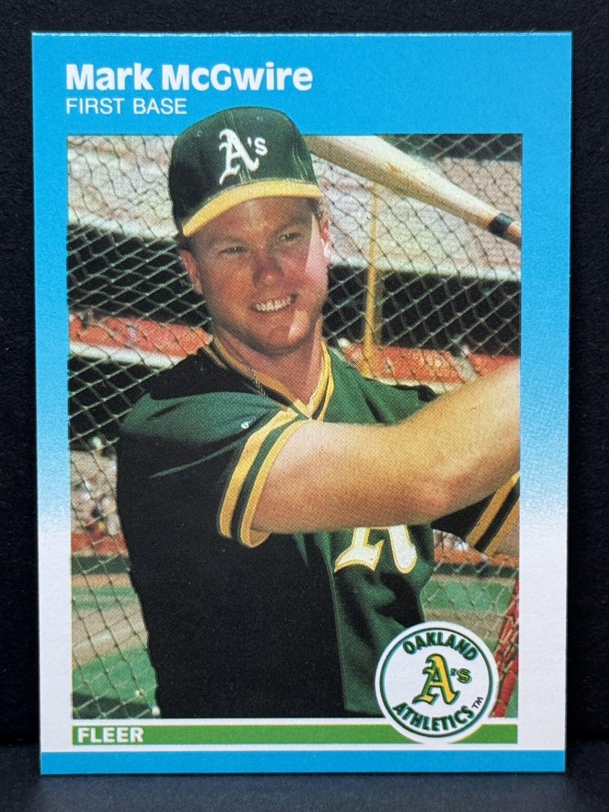 1987 Fleer Update - Mark McGwire #U-76