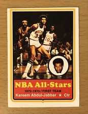 1973-74 TOPPS BASKETBALL KAREEM ABDUL-JABBAR #50 LOS ANGELES LAKERS BUCKS UCLA 2
