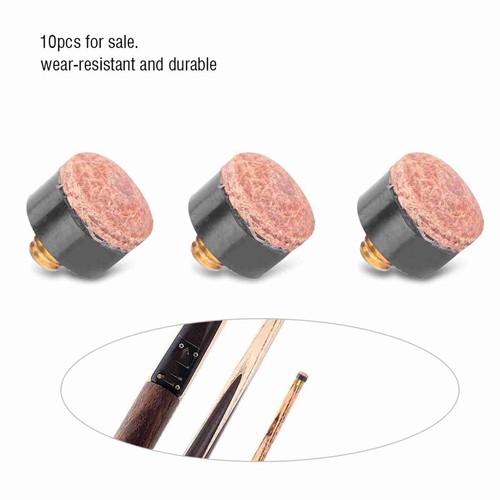(11mm)10pc Billiards Snooker Pool Pole Tip Replacement Parts Tackle MU - Picture 7 of 22
