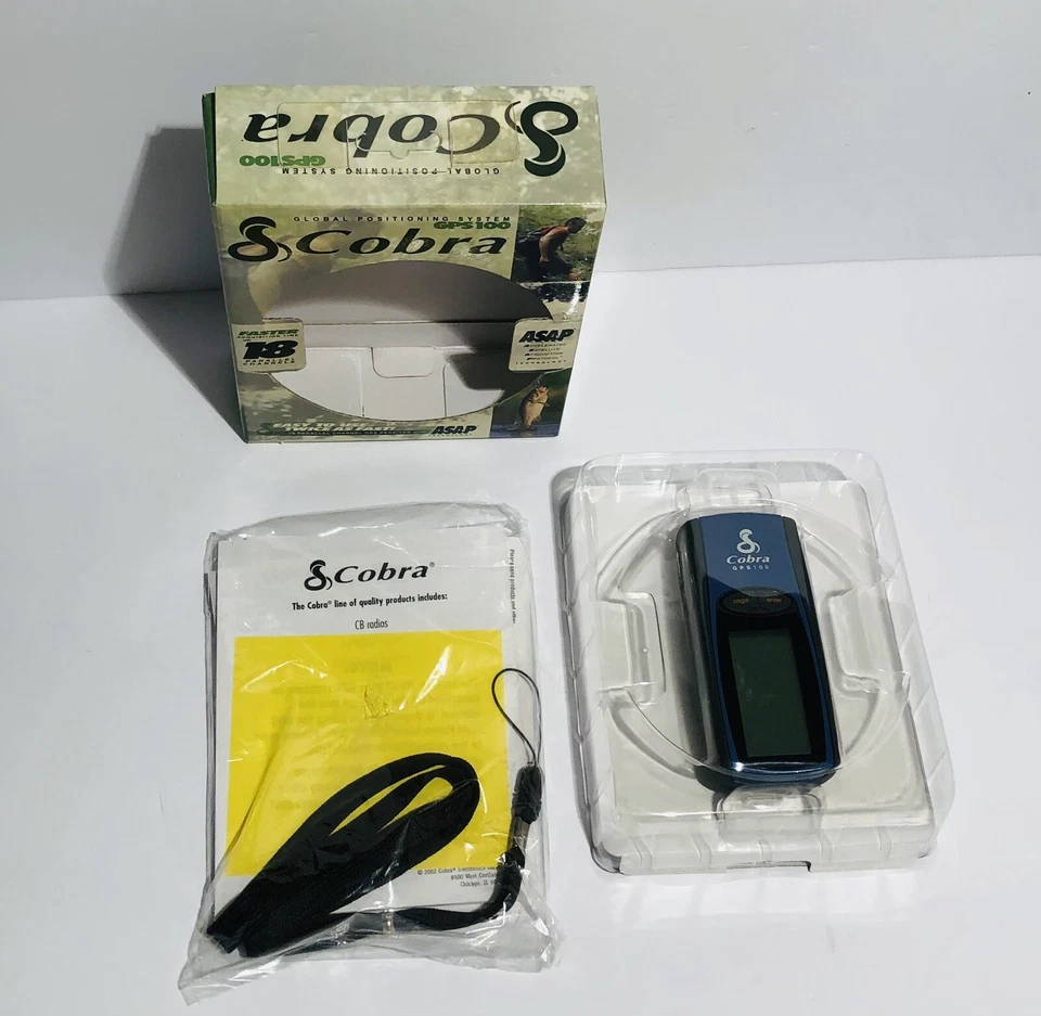 Cobra GPS100 Global Positioning System 18 Parallel Channels ASAP Technology New - Image 2 of 4
