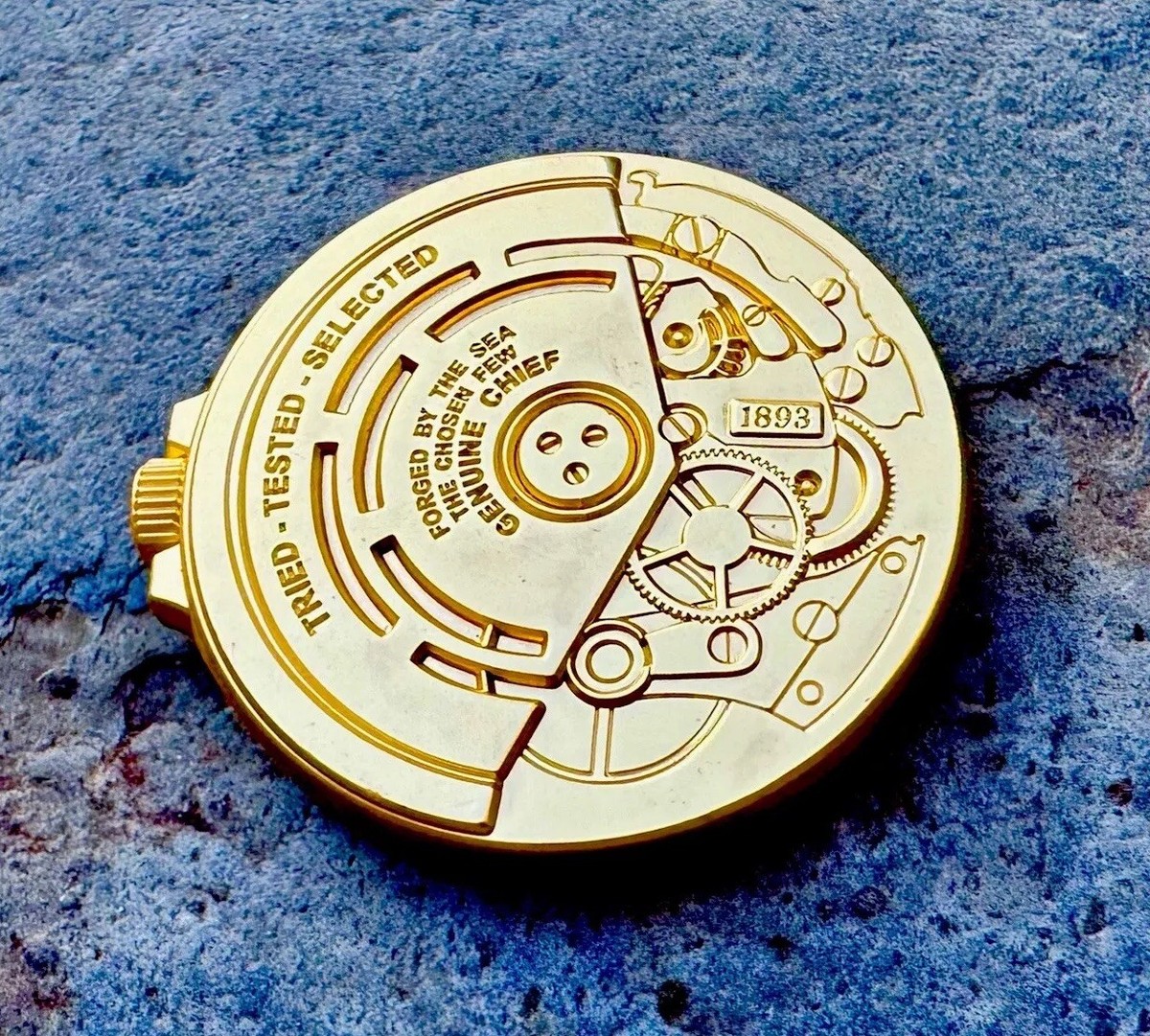 Navy Seals Dive Scuba SUBMARINER Watch Challenge Coin NSW Navy Seals Dive Scuba SUBMARINER Watch Challenge Coin NSW