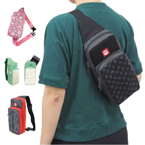 Shoulder Bag Storage Case Fro Switch Game Console Nintendo Carrying Accessories - Photo 1/12