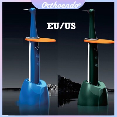 Wireless Cordless Dental LED Curing Light 2500mw 1 Second Cure Lamp 7 Point Lens