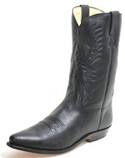612 stivali western stivali da cowboy linea danza stile catalano Texas pelle ...
