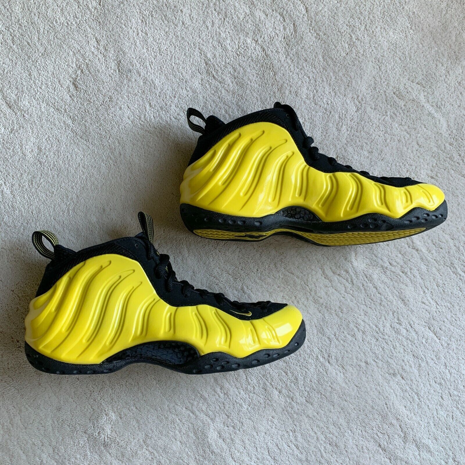 cisne Tumba Dónde NIKE Air Foamposite One WU TANG Opti Yellow/Black 314996-701 SNEAKERS Size  9.5 | eBay