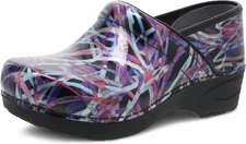 Dansko Women's XP 2.0 Ribbon Patent Clog Professional Rocker Bottom