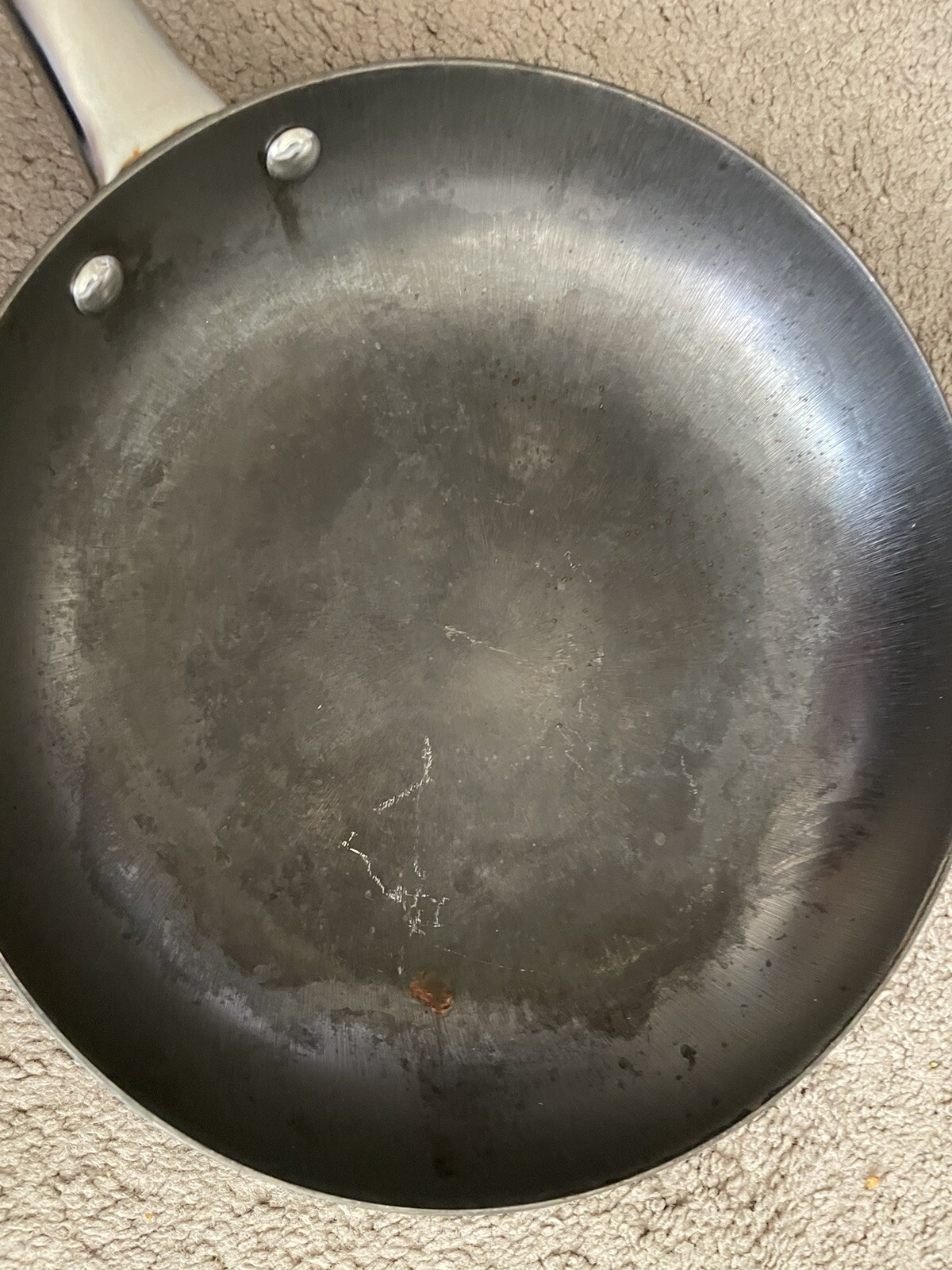Brandani HardNitriding Cast Iron Skillet Lightweight 10”(26cm) ceramic