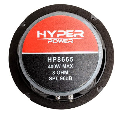 HyperPower 6.5" Midrange Speaker 200-Watt RMS 8 Ohm HP60MD 94dB - Foto 7