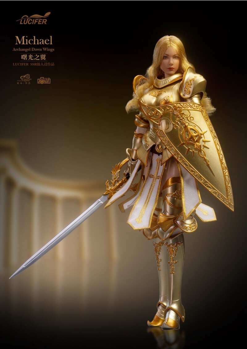 Pre-order Lucifer LXF2311A 1/12 Golden Armor Archangel Collectible