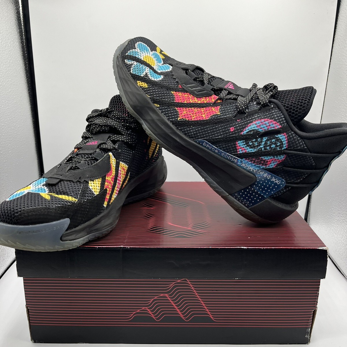 adidas Dame 7 Damian Lillard Day Of The Dead Men Sz 9
