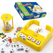 Toys Spelling Brain Games for Kids with Flash Cards 2 in 1 Matching Letter FS