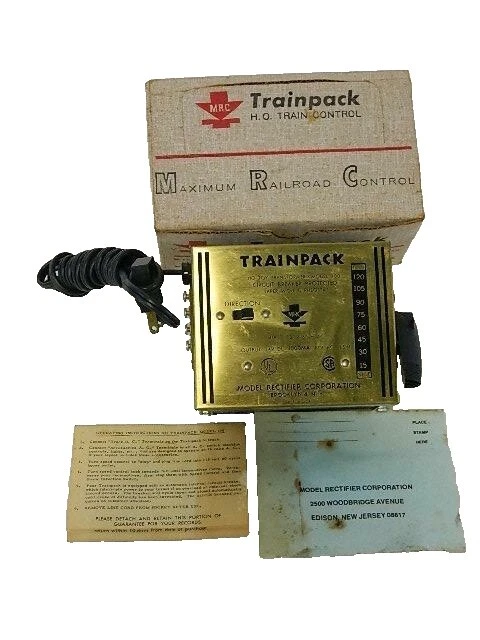 Acero Prensado MRC transformadores de trenes y Modelismo Ferroviario