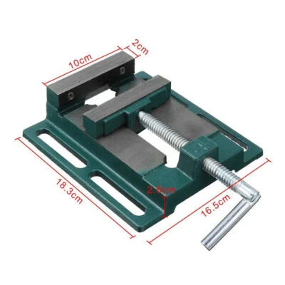 Heavy Duty 4Inch 100mm Vice Vise Drill Press Machine Work Bench Pillar Clamp Jaw