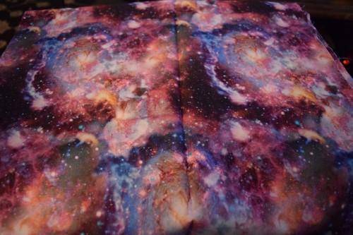 Fabric purple cosmos, 2/3 rd yard , JoAnn fabric exclusive