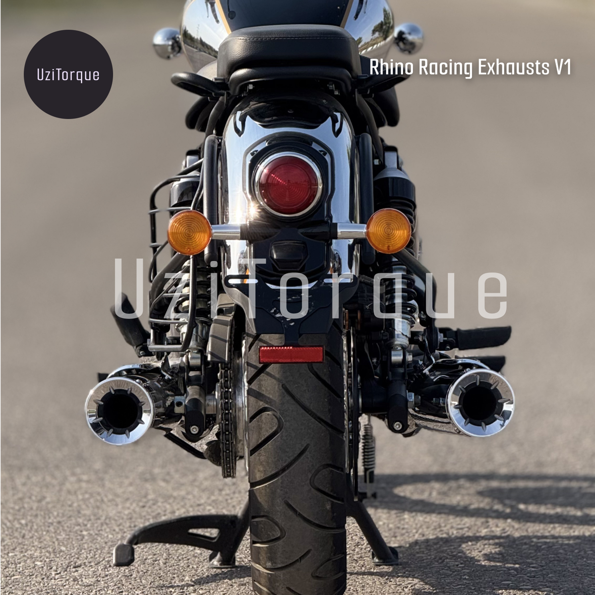 Rhino Racing Exhausts For Royal Enfield Classic 650 V1 (Stainless