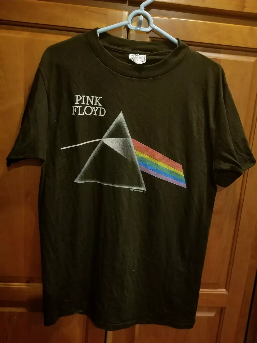 Vintage PINK FLOYD 1987 Concert Tour T-Shirt L Rare 80's Rock Band Roger Waters