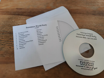 CD VA Putumayo - Putumayo World Party (10 Song) PUTUMAYO WORLD MUSIC cd only