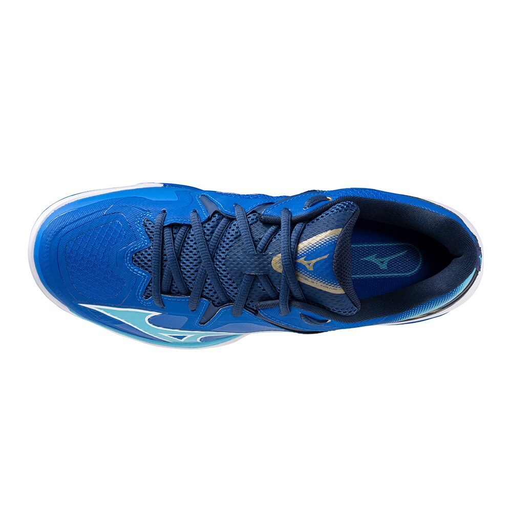 MIZUNO Wave Claw 3 FIT 71GA2442 01 White Blue Navy Width 2E