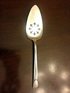 Silverplate Pie Cake Server Embassy 1939 Bouquet Vintage Wedding Cake Serving