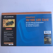 New Linksys Etherfast 10/100 LAN CARD WOL PGL LNE 100TX