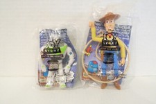 Vintage Burger King Disney TOY STORY Kids Meal Toy Woody and Buzz Set of 2
