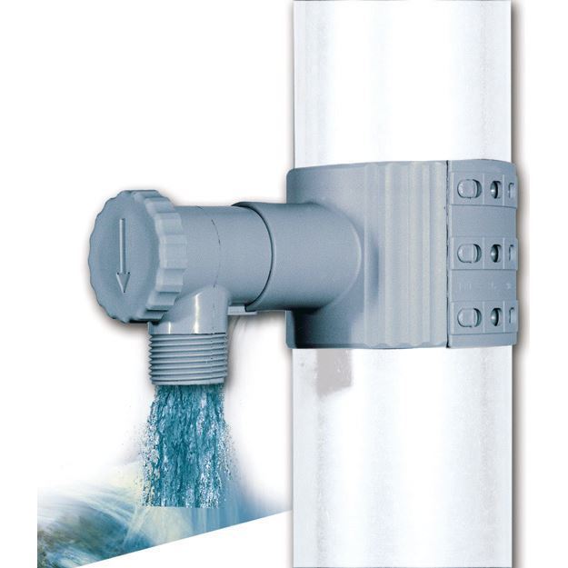 Récupérateur d'eau de pluie contre la sécheresse, kit avec scie cloche et robinet de cuve étanche