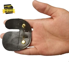 Cow Leather Archery Finger Tab Long Bow Hand Protector for Right Hand ⭐️⭐️⭐️⭐️⭐️