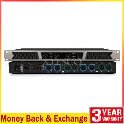 R40 450Wx4 220V 1U Professional Digital Power Amplifier 4 Channel Power Amp HOT