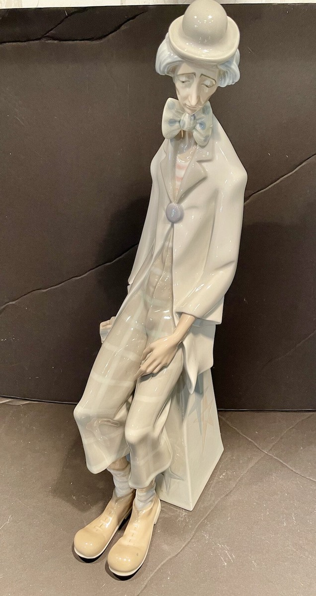 Lladro Tall Clown w/accordion 18 1/2” tall | eBay