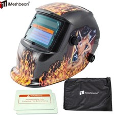 Pro Auto Darkening Welding Helmet Arc Tig mig Grinding Welders Mask Solar 2 Lens