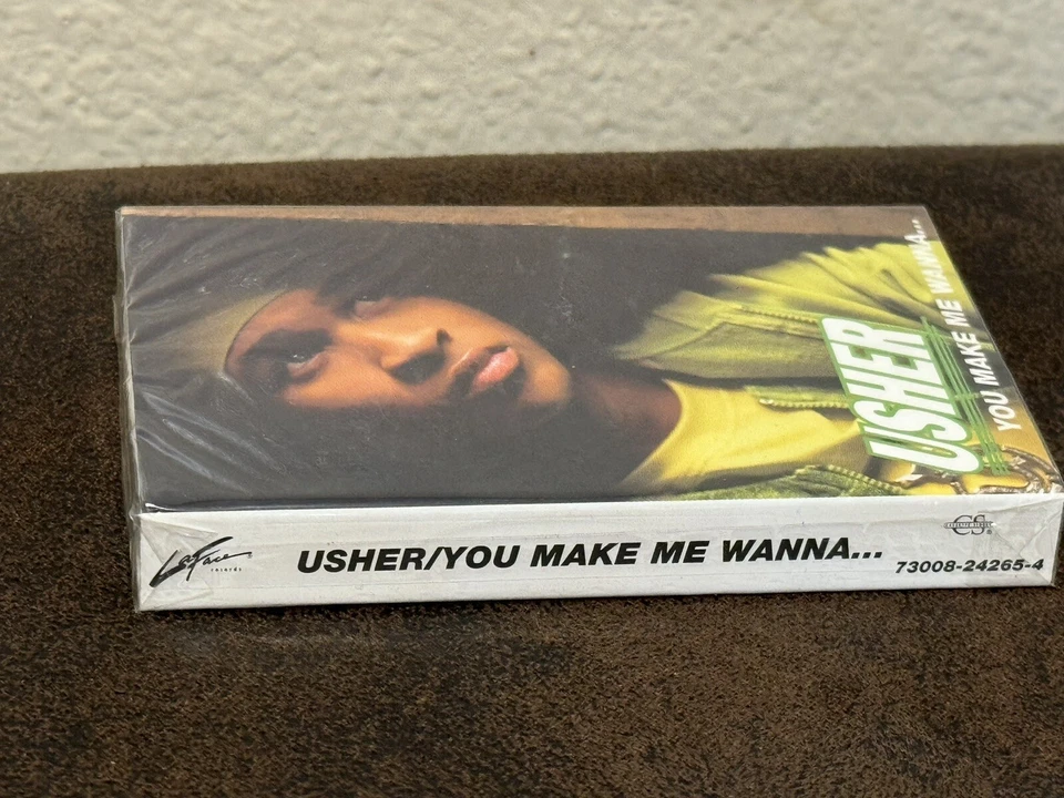 1997 VTG Usher You Make Me Wanna… SEALED NOS - So So Def Cassette Single - Image 2 of 4