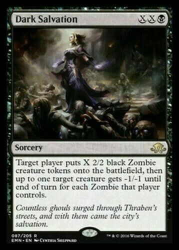 1x DARK SALVATION - Zombie - Eldritch Moon - MTG - NM - Magic the Gathering - Picture 1 of 1