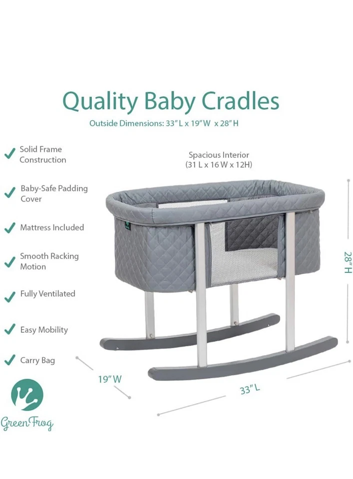 Cuna/cuna Green Frog Foto 3 de 4