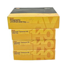 Vintage Kodak Ektagraphic Model 2 Carousel Transvue 140 Projector Slide Tray Lot