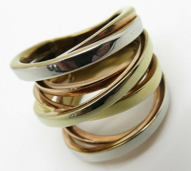 michael kors tri colour ring