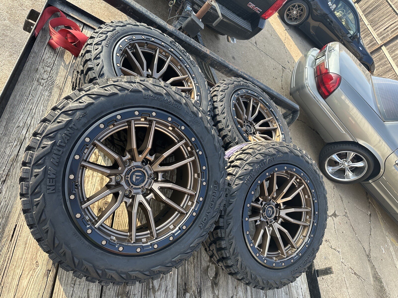 20x10 FUEL D681 with33125020 RIMS TIRE Wheels 6x139.7 | eBay