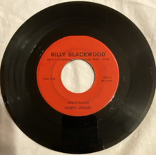 BILLY BLACKWOOD Gospel Drums RARE PRIVATE PRESS Vinyl 7" 45 FUNK Xian PSYCH FOLK