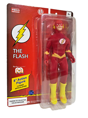 Mego Heroes The Flash Action Figur DC  Superhelden Sammlung OVP NEU Retro Design