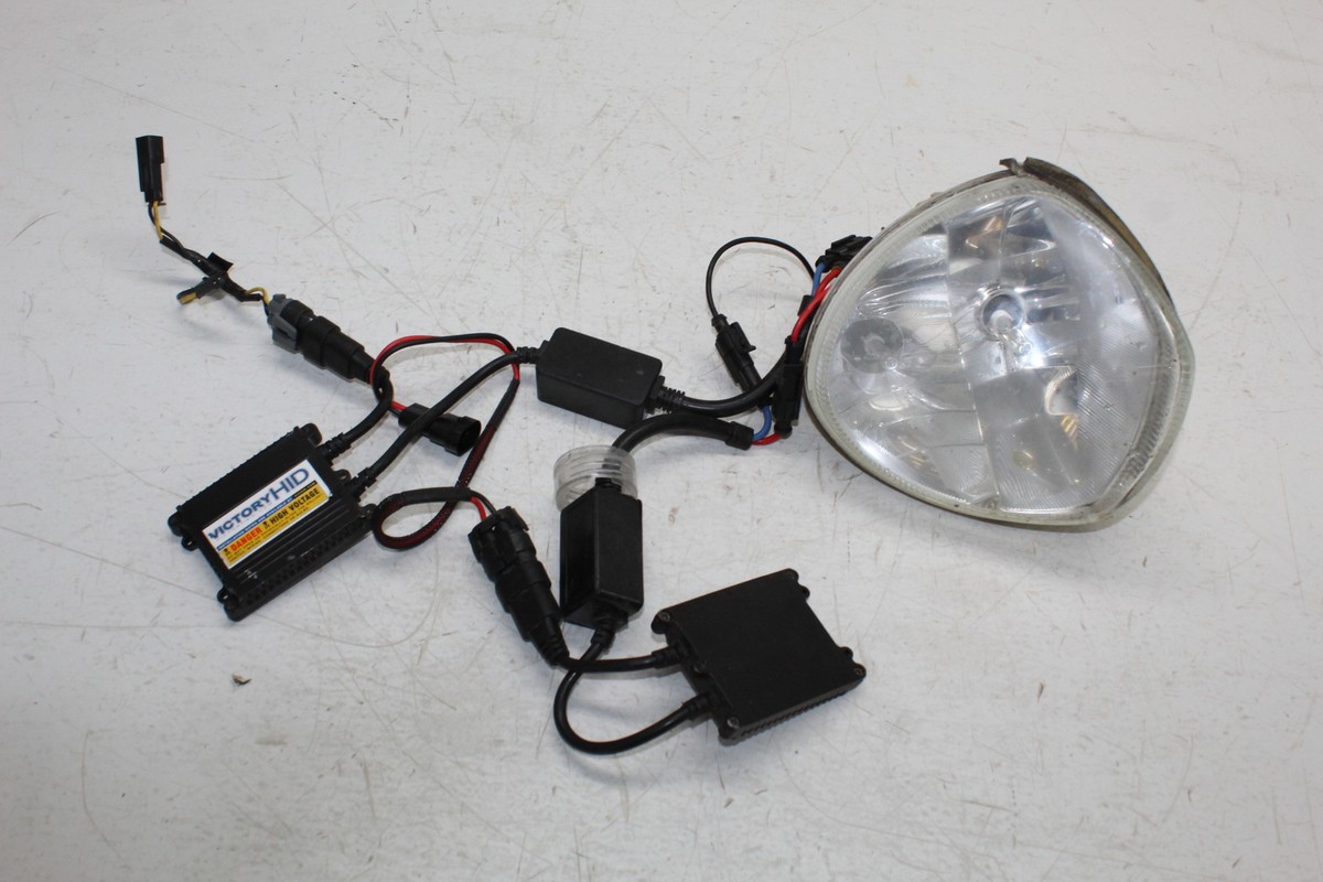 2005 VICTORY KINGPIN AFTERMARKET SINGLE HEADLIGHT HEAD LAMP LIGHT