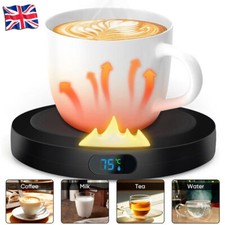 3 Levels Smart USB Coffee Mug Warmer Tea Milk Cup Heater Pad Heating Coaster UK