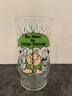 Vintage 1979 Ziggy Coca-Cola Pizza Inn "Be Nice to Little Things" 6"  Glass MINT