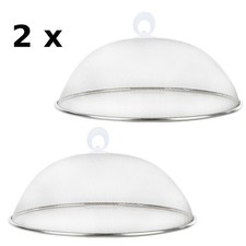 2x Abdeckhaube Fliegenhaube Lebensmittel Speisehaube Speiseschirm Insektenschutz