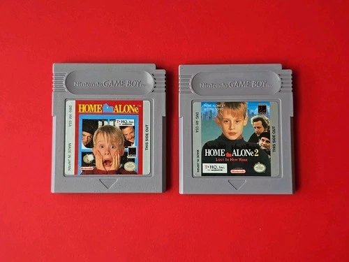 Game Boy Home Alone 1 2 Original Lost in New York Nintendo Authentic Lot 2 Games