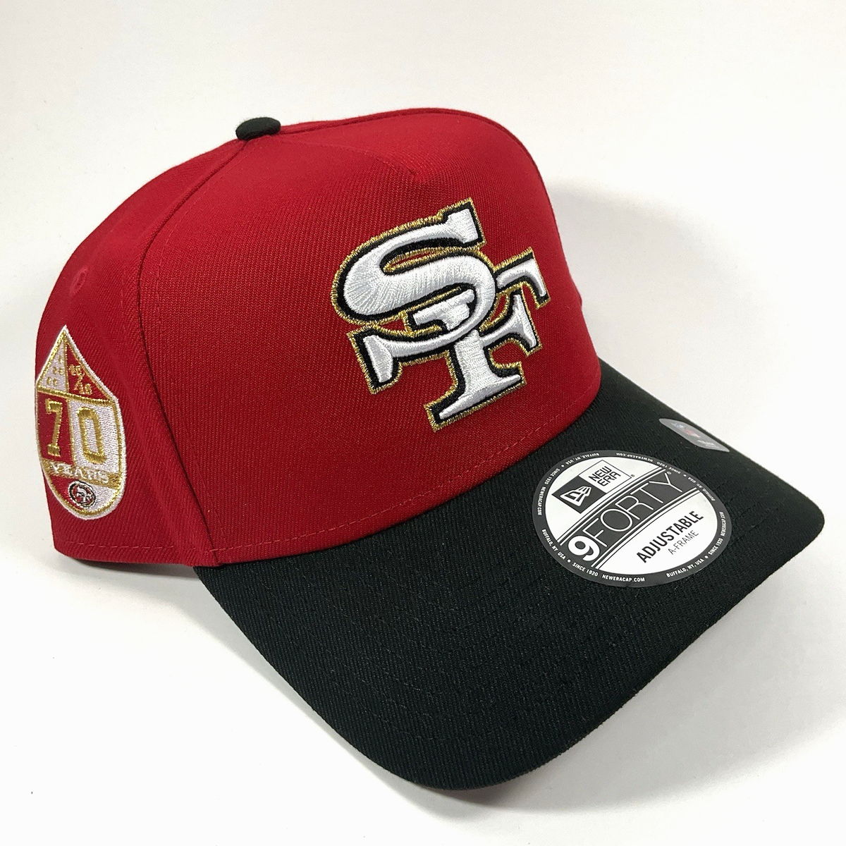 New Era San Francisco 49ers Exclusive Red Gold 9FORTY A-Frame