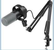 FIFINE K688 Podcast Microphone Kit, USB/XLR Dynamic Microphone for PC/XLR Mixer