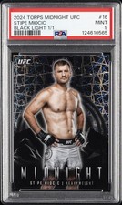 2024 TOPPS MIDNIGHT UFC BLACK LIGHT 1/1 #16 STIPE MIOCIC 1/1 PSA 9