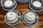 55pc Wedgwood Florentine W1956 Bone China Set - Service for 8 - England Pristine — photo 10