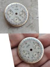 TELDA VENUS 178 CHRONOGRAPH ORIGINAL WATCH DIAL UHREN QUADRANTE 32,4mm