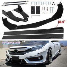For Honda Accord Front Bumper Spoiler Body Kitside Skirt Rear Lipstrut Rod